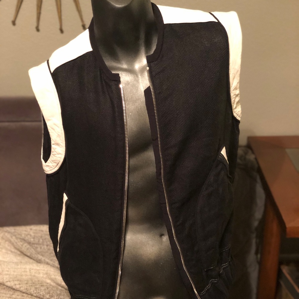 IRO Vest With Leather Trim